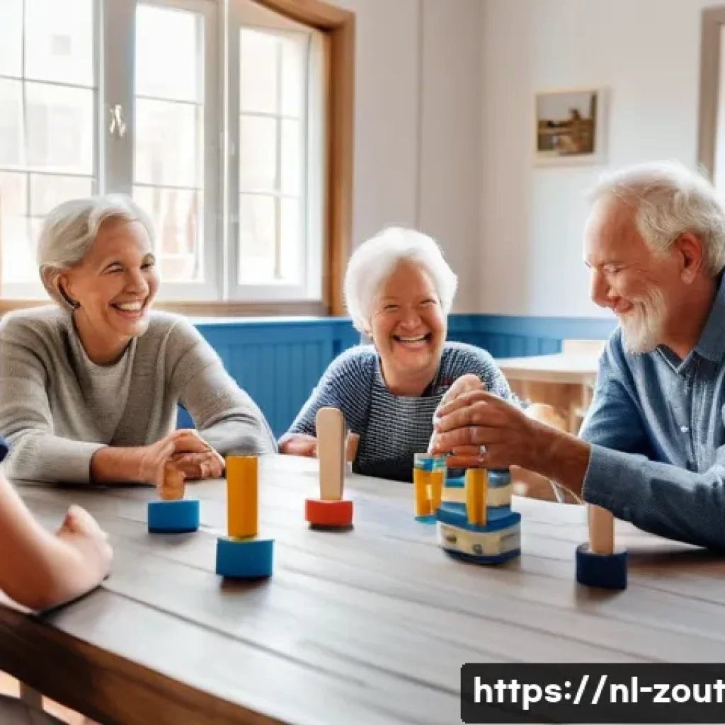 정신적 회복을 위한 커뮤니티의 힘 - **Prompt**: A heartwarming scene depicting diverse individuals of all ages, including adults and tod...